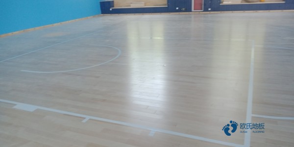 場館運動木地板施工